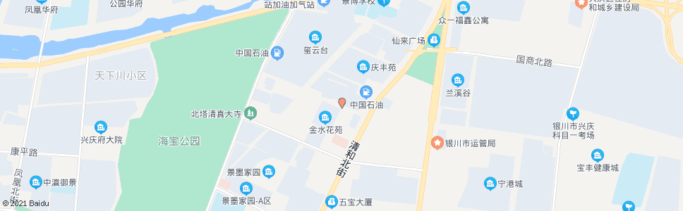 银川清净巷双福街口_公交站地图_银川公交_妙搜公交查询2024