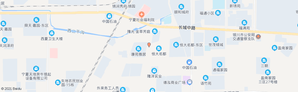 银川凤翔街长城路口_公交站地图_银川公交_妙搜公交查询2025