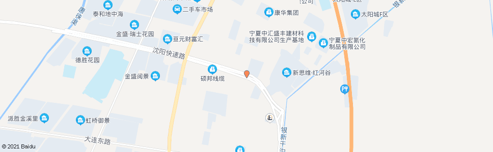 银川虹桥街德胜路口_公交站地图_银川公交_妙搜公交查询2024