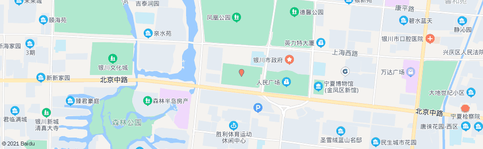 银川上海路会展中心_公交站地图_银川公交_妙搜公交查询2024