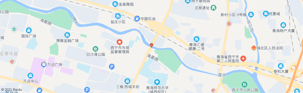 西宁海湖桥_公交站地图_西宁公交_妙搜公交查询2024