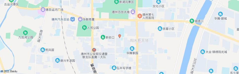 德州新湖南路小学_公交站地图_德州公交_妙搜公交查询2024