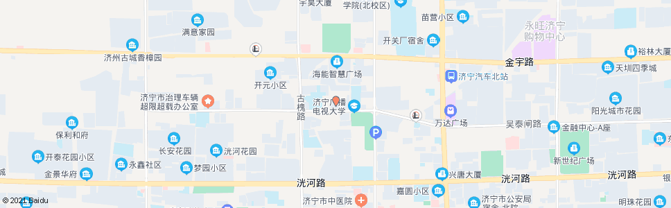 济宁市电视台_公交站地图_济宁公交_妙搜公交查询2024