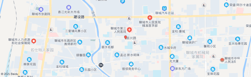 聊城振兴路卫育路口_公交站地图_聊城公交_妙搜公交查询2024