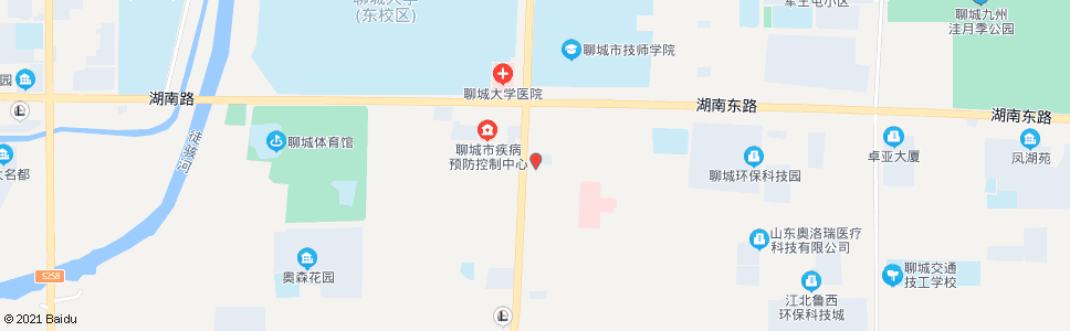 聊城鲁西骨科医院_公交站地图_聊城公交_妙搜公交查询2024