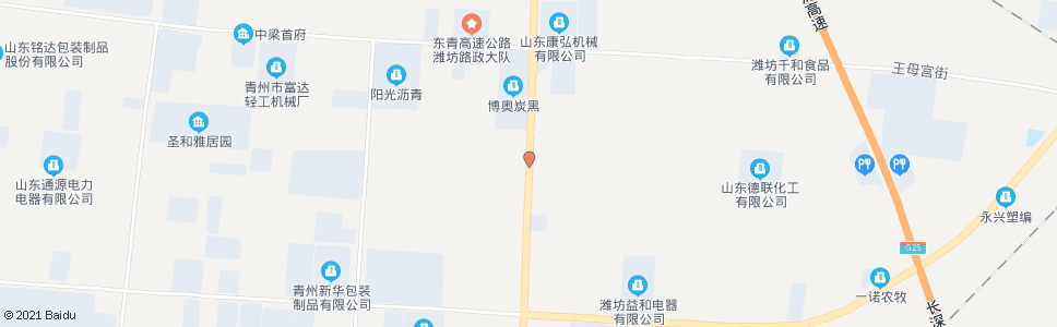 潍坊菜园辛村_公交站地图_潍坊公交_妙搜公交查询2024