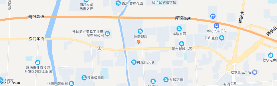 潍坊潍坊新旧货市场_公交站地图_潍坊公交_妙搜公交查询2024