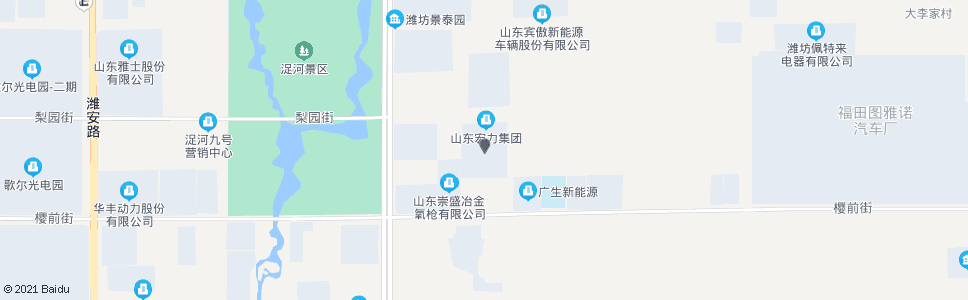 潍坊山东宏力集团(东风街惠贤路口)_公交站地图_潍坊公交_妙搜公交查询2024