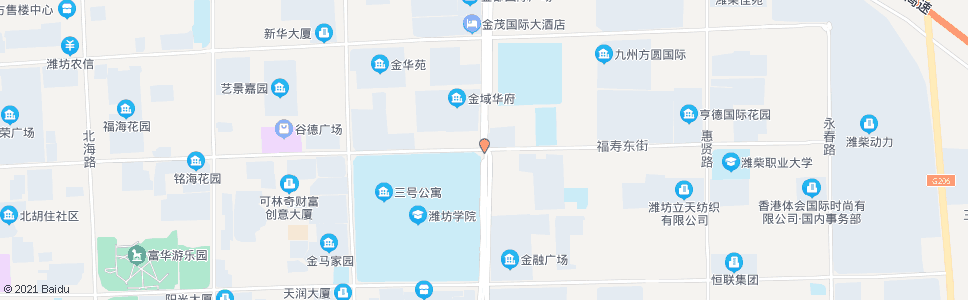 潍坊福寿街潍县中路口_公交站地图_潍坊公交_妙搜公交查询2024