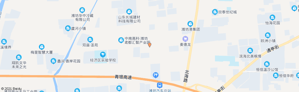 潍坊友谊路泰祥街路口_公交站地图_潍坊公交_妙搜公交查询2024