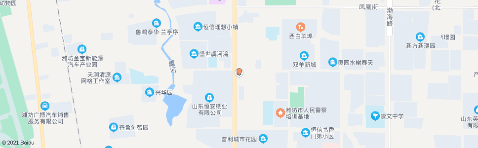 潍坊第十八加油站_公交站地图_潍坊公交_妙搜公交查询2024