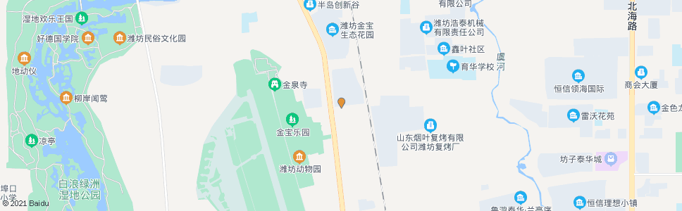 潍坊潍州路车站一街路口(凯利来汽车用品广场)_公交站地图_潍坊公交_妙搜公交查询2024