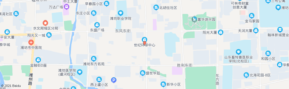 潍坊佳乐家新华店_公交站地图_潍坊公交_妙搜公交查询2024