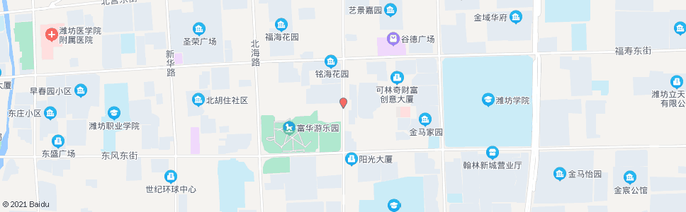 潍坊富华新村_公交站地图_潍坊公交_妙搜公交查询2024