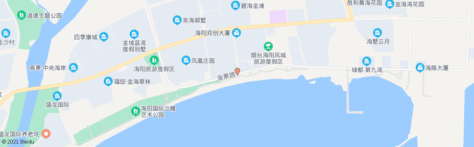 烟台海水浴场_公交站地图_烟台公交_妙搜公交查询2024