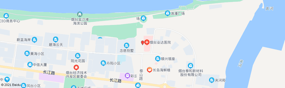 烟台静海大酒店_公交站地图_烟台公交_妙搜公交查询2024