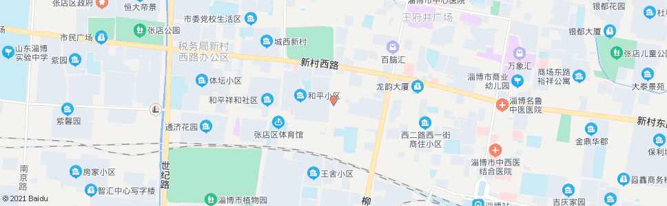 淄博大众医院_公交站地图_淄博公交_妙搜公交查询2024