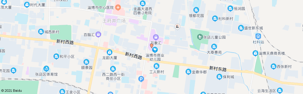 淄博利群超市_公交站地图_淄博公交_妙搜公交查询2024