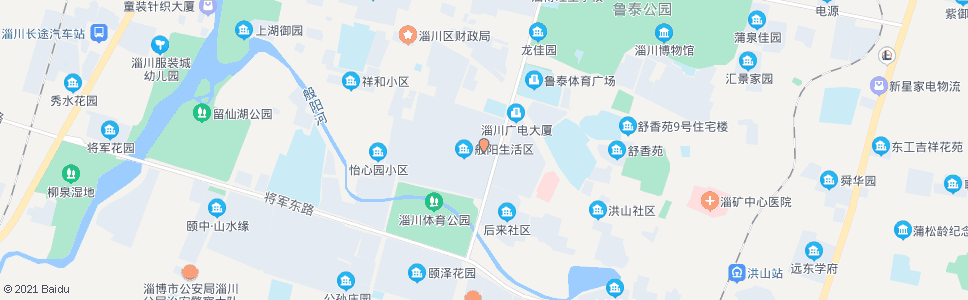 淄博般阳小区_公交站地图_淄博公交_妙搜公交查询2024