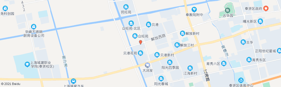 上海解放西路环城西路_公交站地图_上海公交_妙搜公交查询2025