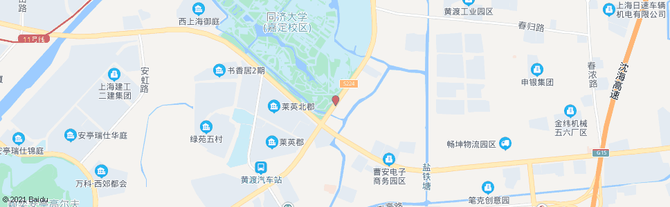 上海嘉松北路曹安路_公交站地图_上海公交_妙搜公交查询2024