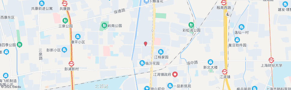 上海临汾路江杨南路_公交站地图_上海公交_妙搜公交查询2025