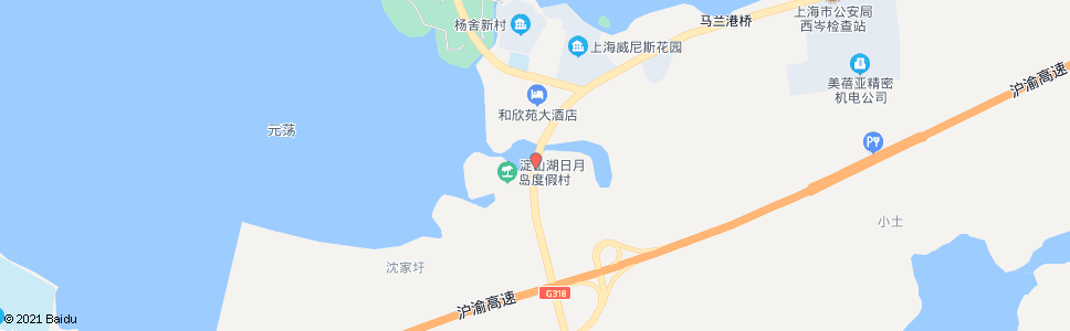 上海沪青平公路老姚簖村_公交站地图_上海公交_妙搜公交查询2024