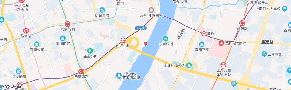 上海陆家浜路渡口_公交站地图_上海公交_妙搜公交查询2024