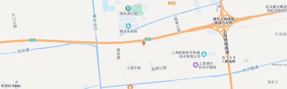 上海川南奉公路S32_公交站地图_上海公交_妙搜公交查询2025