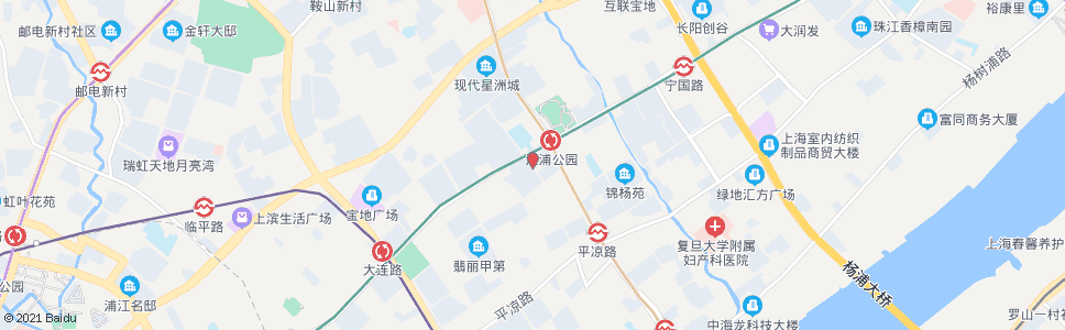 上海长阳路怀德路_公交站地图_上海公交_妙搜公交查询2024