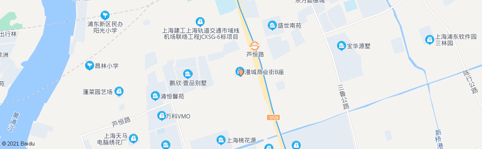 上海芦恒路浦星公路_公交站地图_上海公交_妙搜公交查询2024