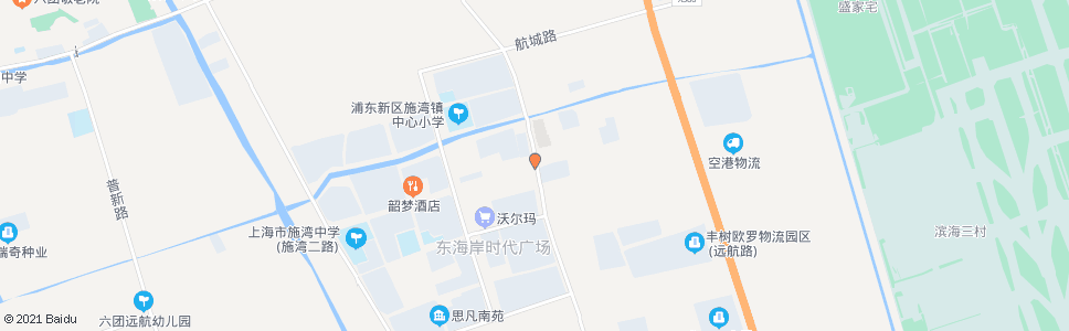 上海施新路川南奉公路_公交站地图_上海公交_妙搜公交查询2024