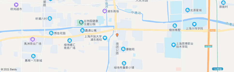 上海团南公路_公交站地图_上海公交_妙搜公交查询2025