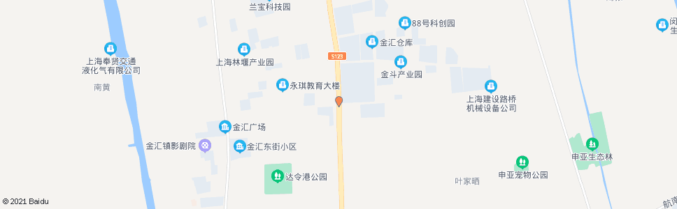 上海浦星公路金汇大道_公交站地图_上海公交_妙搜公交查询2024