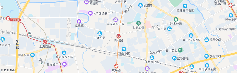 上海新村路站_公交站地图_上海公交_妙搜公交查询2024