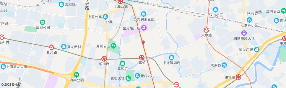 上海曹杨路礼泉路(临时站)_公交站地图_上海公交_妙搜公交查询2024