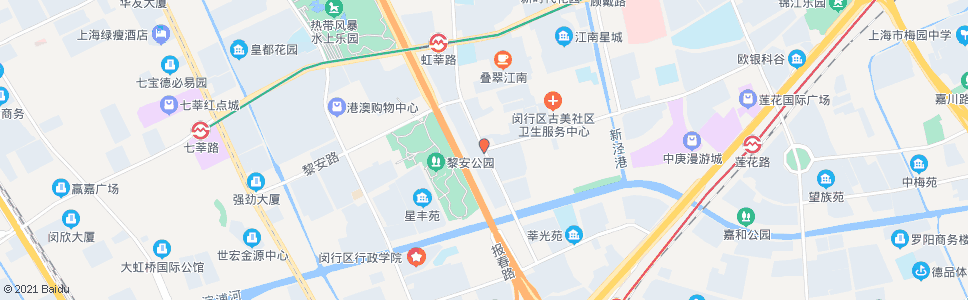 上海古美西路虹莘路_公交站地图_上海公交_妙搜公交查询2024