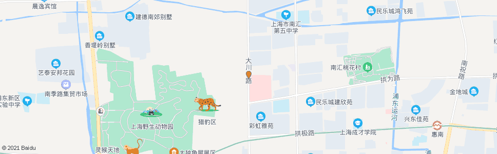 上海大川公路拱乐路_公交站地图_上海公交_妙搜公交查询2024