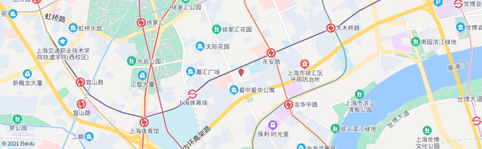 上海龙华医院_公交站地图_上海公交_妙搜公交查询2024