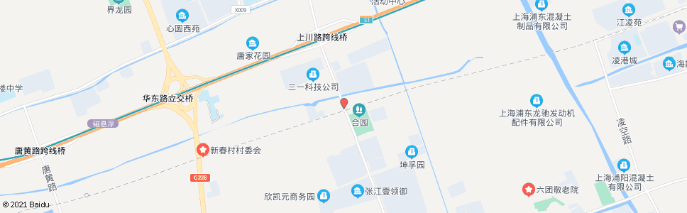 上海川展路川沙路_公交站地图_上海公交_妙搜公交查询2024