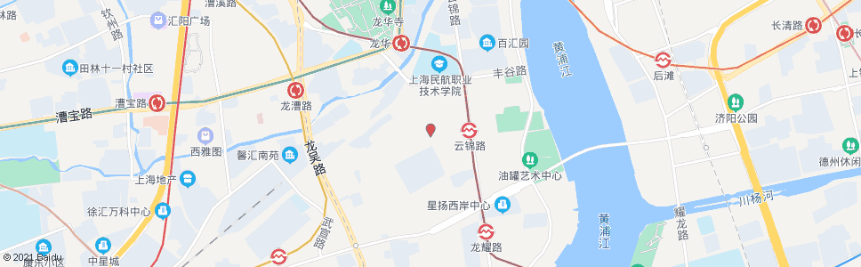 上海丰谷路云锦路(龙华机场)_公交站地图_上海公交_妙搜公交查询2024