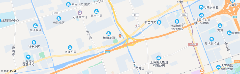 上海花王路北松公路_公交站地图_上海公交_妙搜公交查询2024