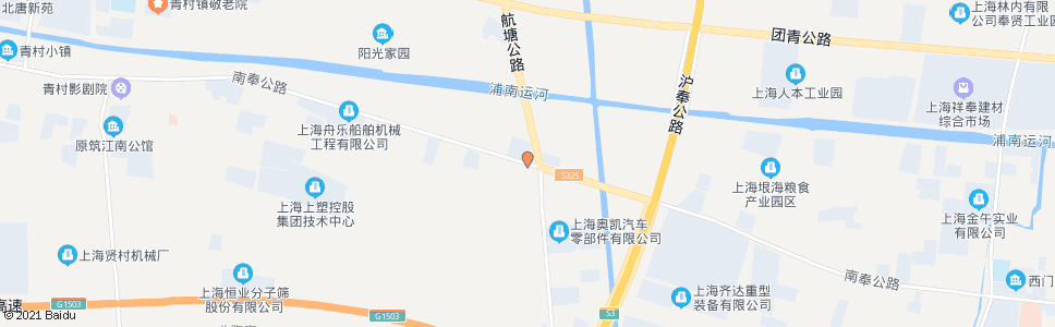 上海南奉公路航塘公路_公交站地图_上海公交_妙搜公交查询2024