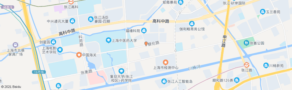 上海哈雷路蔡伦路_公交站地图_上海公交_妙搜公交查询2024