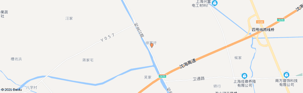 上海松金公路六里路(招呼站)_公交站地图_上海公交_妙搜公交查询2025