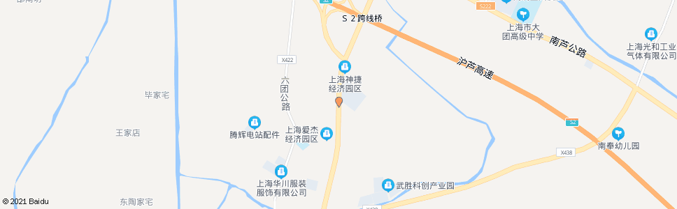 上海新四平公路南芦公路(招呼站)_公交站地图_上海公交_妙搜公交查询2024