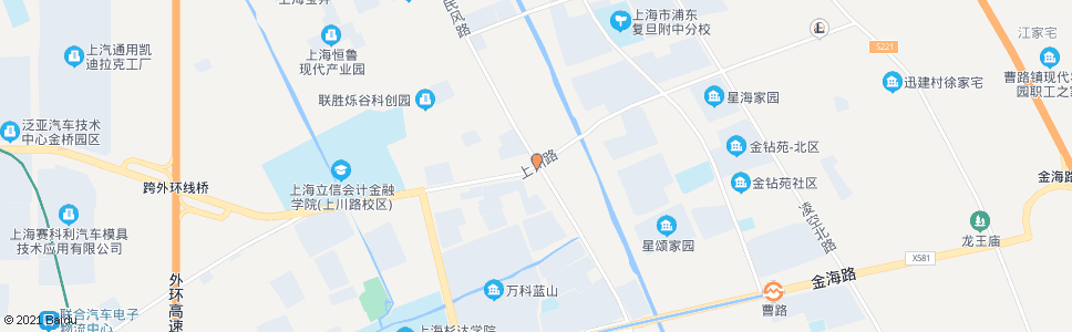 上海上川路川沙路(曹路)_公交站地图_上海公交_妙搜公交查询2025