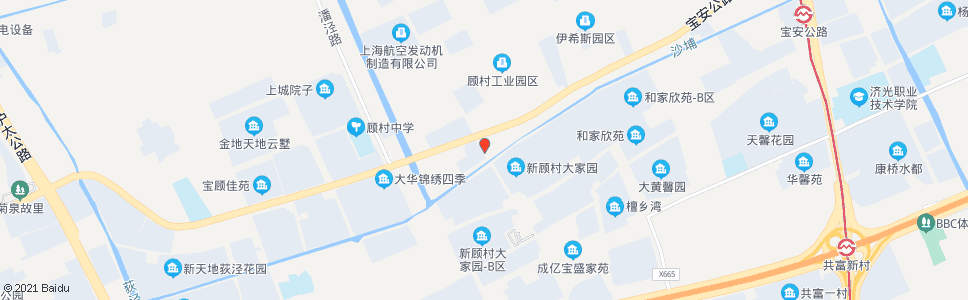 上海宝安公路富联路_公交站地图_上海公交_妙搜公交查询2024