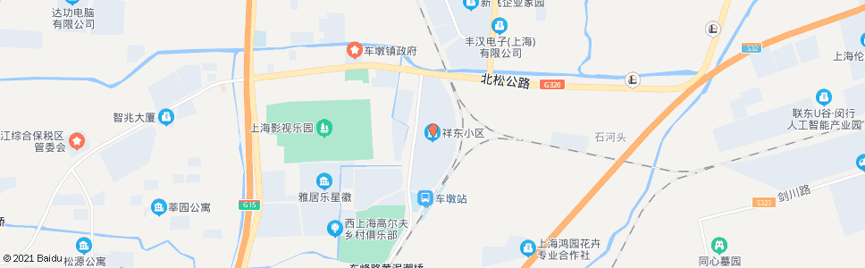 上海车峰路祥东小区_公交站地图_上海公交_妙搜公交查询2024