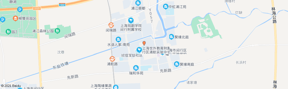 上海江航南路闵驰二路_公交站地图_上海公交_妙搜公交查询2024